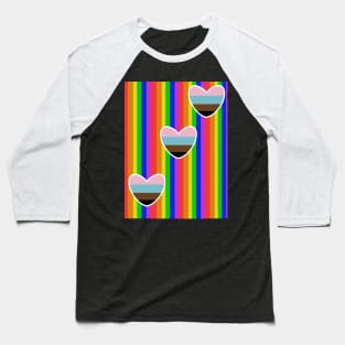 Pride Hearts Baseball T-Shirt